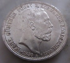 MDS DEUTSCHES REICH KAISERREICH DREI 3 MARK 1909 A "KARL GÜNTHER", SILBER #Y