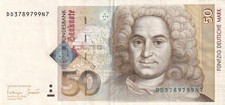 50 DM Schein Deutschland 1996