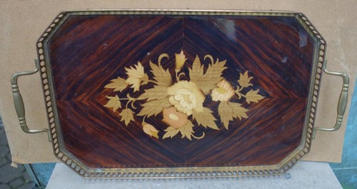 Altes tablett intarsien - altes,