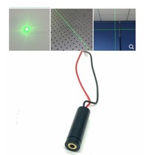 Fokussierbar 515nm 520nm 15mw grüner Punkt/Linie/Kreuz Laser Diode Modul 12X40mm