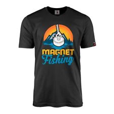 Magnet Angeln Neodym Fischen fishing Fluss T-Shirt#41691