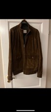 Bugatti Wildleder Jacke Braun Leder Blouson Ziegenleder M 50 Jacke Suede Bomber