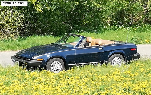 Oldtimer triumph tr7 1981 mit - oldtimer,