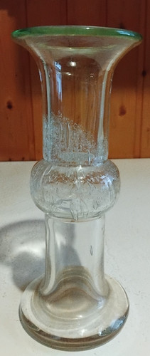 Vintage glas vase 25cm 60er - vase,