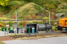 Kleine Lokomotiv-Tankstelle