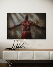 MICHAEL JORDAN LEINWAND BILD Chicago Bulls 23 Farbig Wandbild Pop Art POSTER