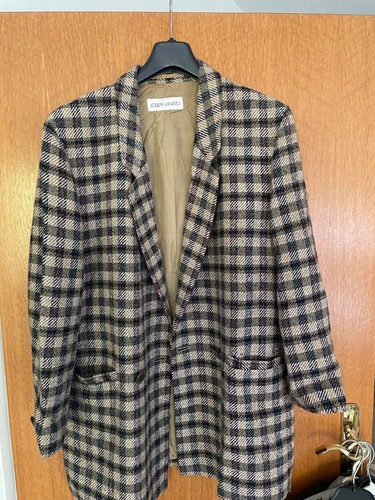 Karo jacke iger jahre gr - jacke, 80