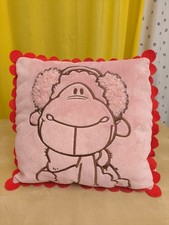 Nici Kuschelkissen Schaf rosa rot - ca. 28x28xm Sheep Sammlung 80028-10-06