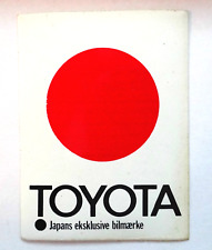 Werbe-Aufkleber Toyota Japan