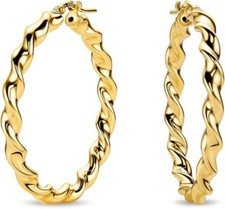 Miore Damen Creolen Ohrringe