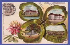 Dt. Reich Germania 3 Pfg Mi.-Nr. 69 auf AK Donaueschingen 1902