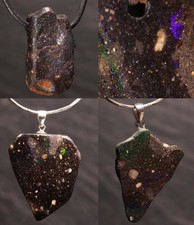 Unikat Edelstein Anhänger mit