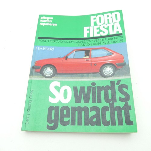 Ford fiesta werkstatthandbuch - ford,