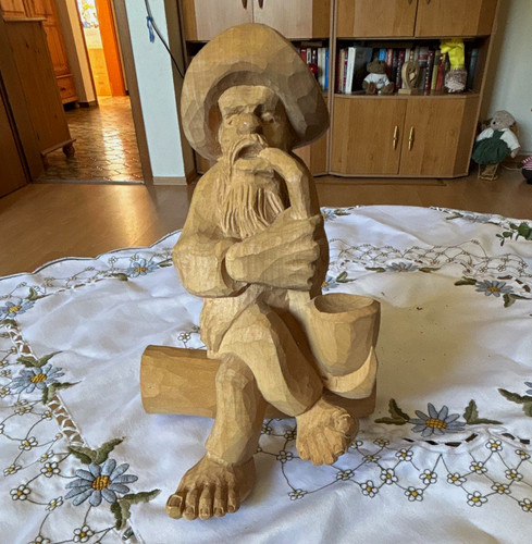 Handgefertigt holzfigur mann - holzfigur,