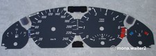 Original BMW Tachoscheibe grau Benzin aus E46 Cabrio Coupé wie M3