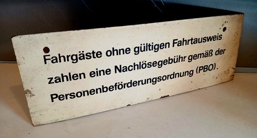 Altes schild ddr - altes,