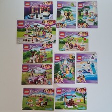 Lego Friends verschiedene Bauanleitung  OHNE STEINE! Nr. 41001 41003 41013 41019
