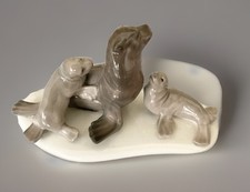 Lladro Robbe Seehund Familie