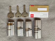 DOM Schließanlage, 4 Zylinder, gleichschließend