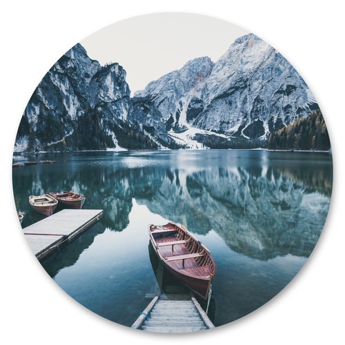Sticker kreis boote see - kreis,