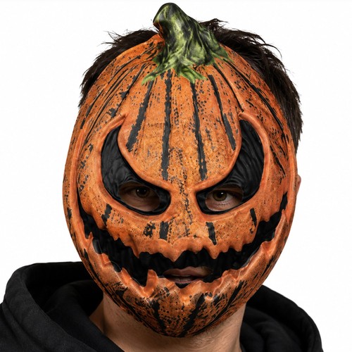 Halloween kürbis horror maske - kürbis,