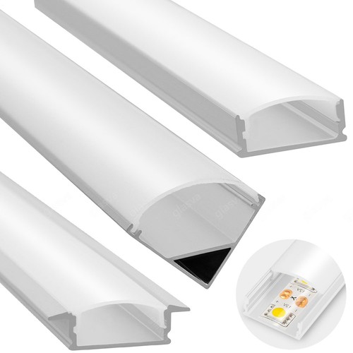 100stk led aluminium profil - aluminium,
