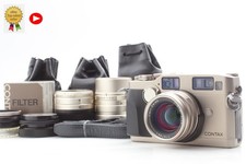 ×3 Objektiv [NEUWERTIG] Contax G2 Silber Filmkamera + 28mm 45mm 90mm mit...