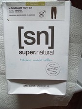 Super.natural Herren Tight 3/4 Merino Wolle gr XXL Hose Unterwäsche 