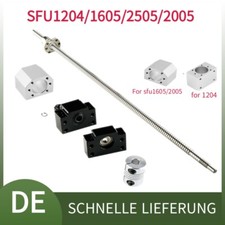 SFU1204 SFU1605 SFU2505/2005 Kugelumlaufspindel&Festlager&Muttergehäuse&Kupplung