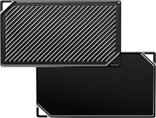 Denmay Gusseisen Grillplatte 42x24cm, Antihaft Gasgrill & Herd, Backofen - Outdo