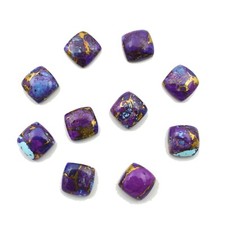 Lila Kupfer Türkis Quadrat