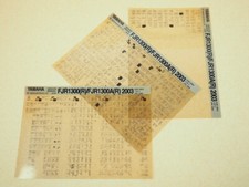 Yamaha FJR 1300 N 2001 1300 A R 2003 Wartungsanleitung Reparaturanleitung