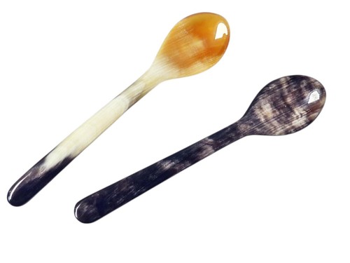 Stück horn eierlöffel - 2,