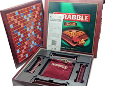 Scrabble Deluxe Mattel Lege Gesellschaftsspiel VIntage Komplett Sehr Gut