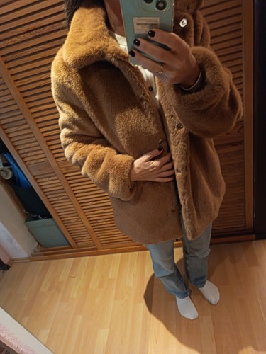 Plüschjacke kunstfelljacke - plüschjacke,