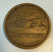 Freimaurer Bronze Medaillon -