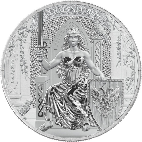 Germania 2026 silbermünze - germania,