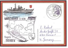 Schiffspost Fregatte BREMEN