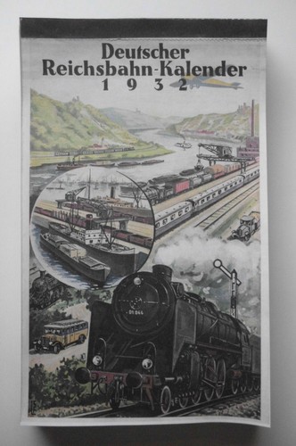 Deutscher reichsbahn kalender - deutscher, reichsbahn-kalender