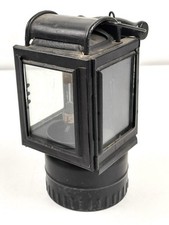 Einheitslaterne Stahl Wehrmacht. Überlackiertes Stück,  Funktion nicht geprüft