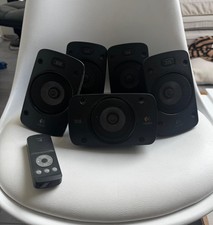 Logitech Z906 5x Lautsprecher + Fernbedienung