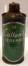 ⚜️ Originale alte Metallflasche Werbedose II „ Collonil „ Lederöl um 1920 ⚜️