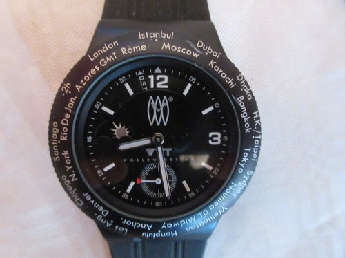 Weltzeit uhr analog - weltzeit, world
