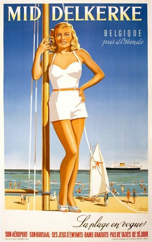 Vintage belgisches blondes
