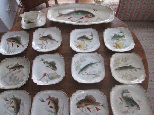 Fischgeschirr teilig - 15,