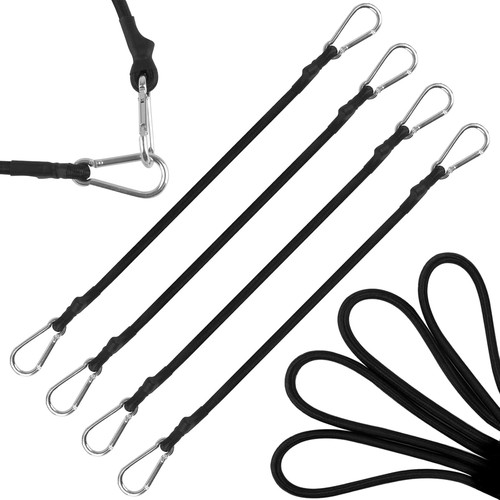 60cm spanngummi mit karabiner - 60cm,