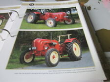 Traktoren Datenblatt Porsche 7 Dieselschlepper Master 1958