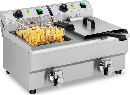 Elektro doppelfritteuse öl - doppelfritteuse,