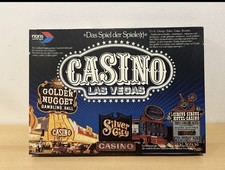 Casino LAS VEGAS Brett Spiel PARTY GAME Noris 80 90 Karten Würfel Poker OVP Box