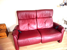 Zweisitzer Ledersofa von